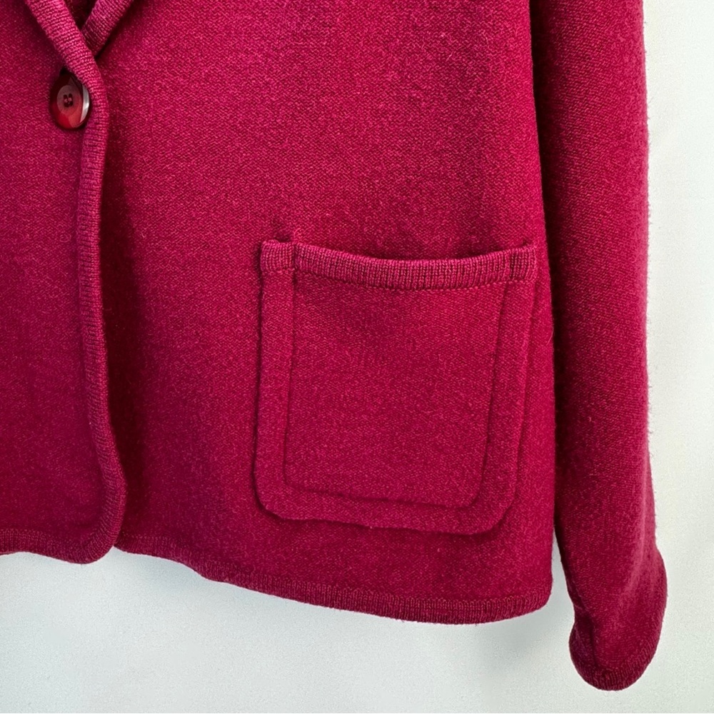 Pendleton Raspberry Pink 100% Lambs Wool Sweater … - image 5